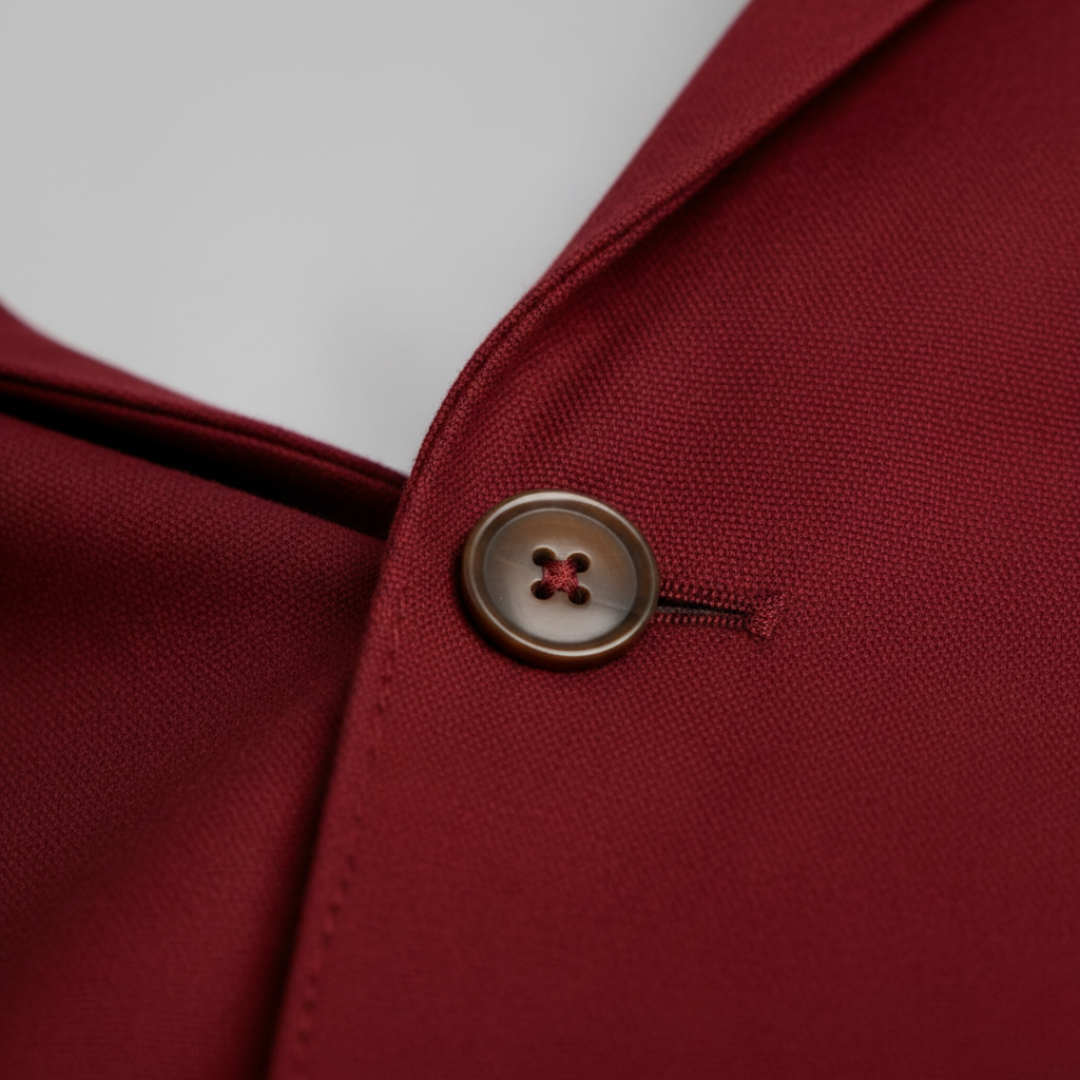 Veste blazer à un bouton coupe ajustée pour homme