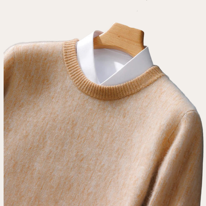Herren Kaschmir Pullover Rundhals Strick | Vestea