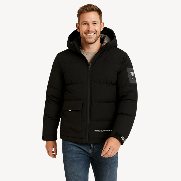 Herren Pufferjacke Wintermantel | Vestea