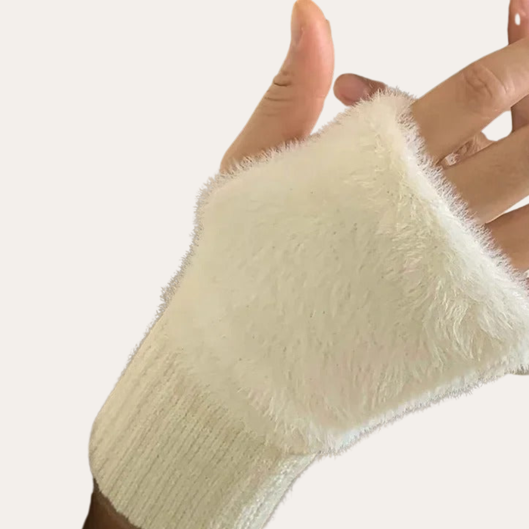 Damen Fleece-Handschuhe ohne Finger | Vestea