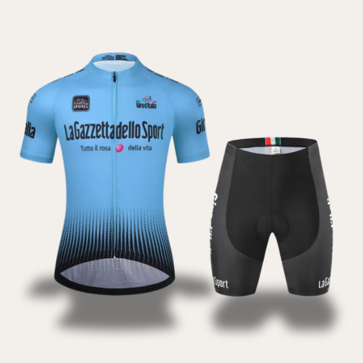 Herren Radsport Set Kurzarm Trikot mit Radhose Funktionskleidung | Vestea