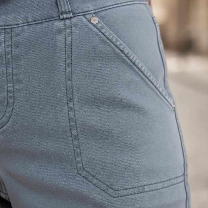 Pantalones cortos casuales de verano para mujer con cintura elástica de algodón