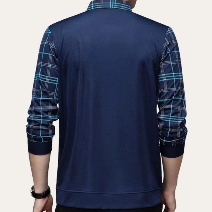 Herren Poloshirt mit V-Ausschnitt | Vestea