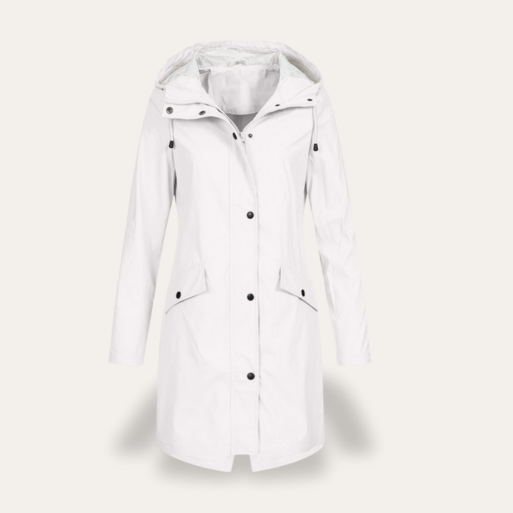 Damen Parka Übergangsjacke mit Kapuze Wasserdicht | Vestea