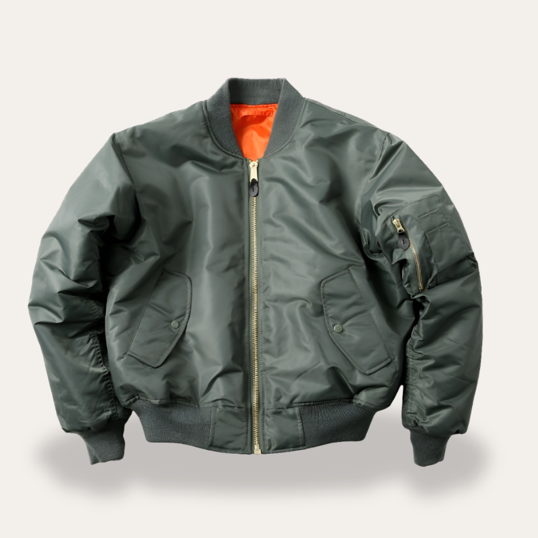 Bomberjacke Unisex Winterjacke mit Reißverschluss | Vestea