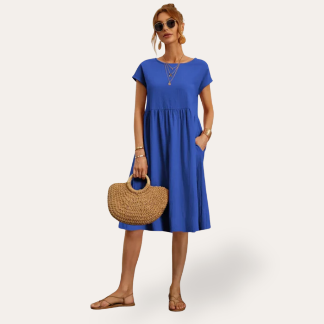 Damen Sommerkleid mit Taschen | Vestea