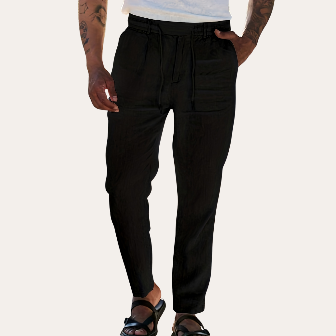 Lässige Herren Leinenhose  Atmungsaktive, bequeme für den Sommer | Vestea