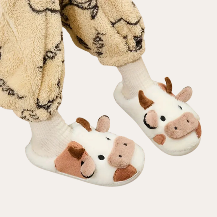 Orthopädische Hausschuhe mit Tiermotiv für Damen | Vestea