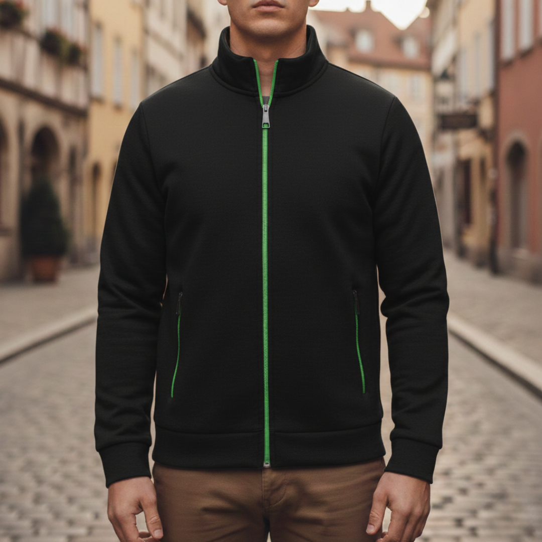 Bequeme Herren-Sportjacke mit Reißverschluss | Vestea
