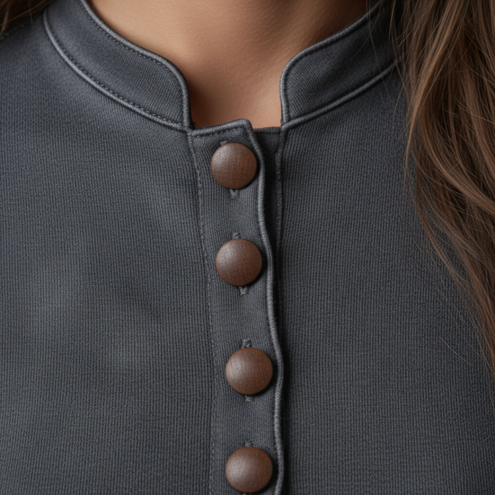 Women’s Long Dress in Mixed Fabric