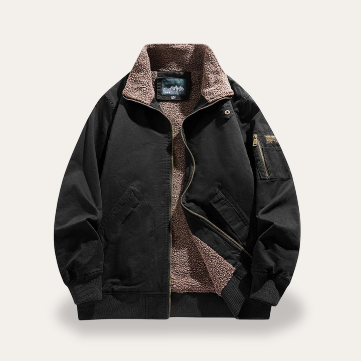 Warme Winterjacke für Herren mit Teddy Futter | Vestea