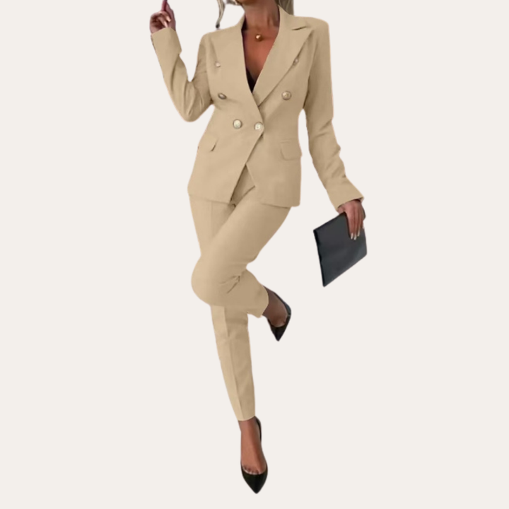 Damen Business Anzug Hosenanzug Elegant Blazer Hose | Vestea