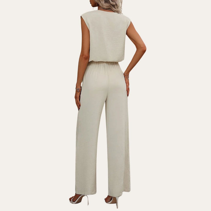 V-Ausschnitt Maxikleid Blumig Damen | Vestea