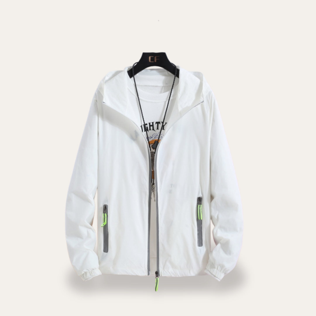 Herren Windbreaker Jacke mit Kapuze | Vestea