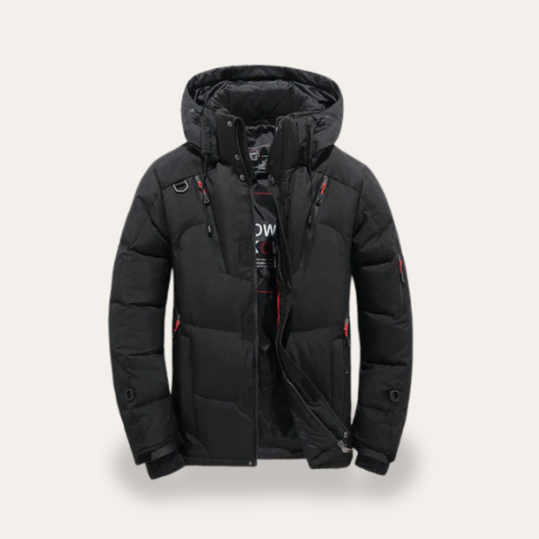 Herren Daunenjacke mit Kapuze, Winterjacke | Vestea