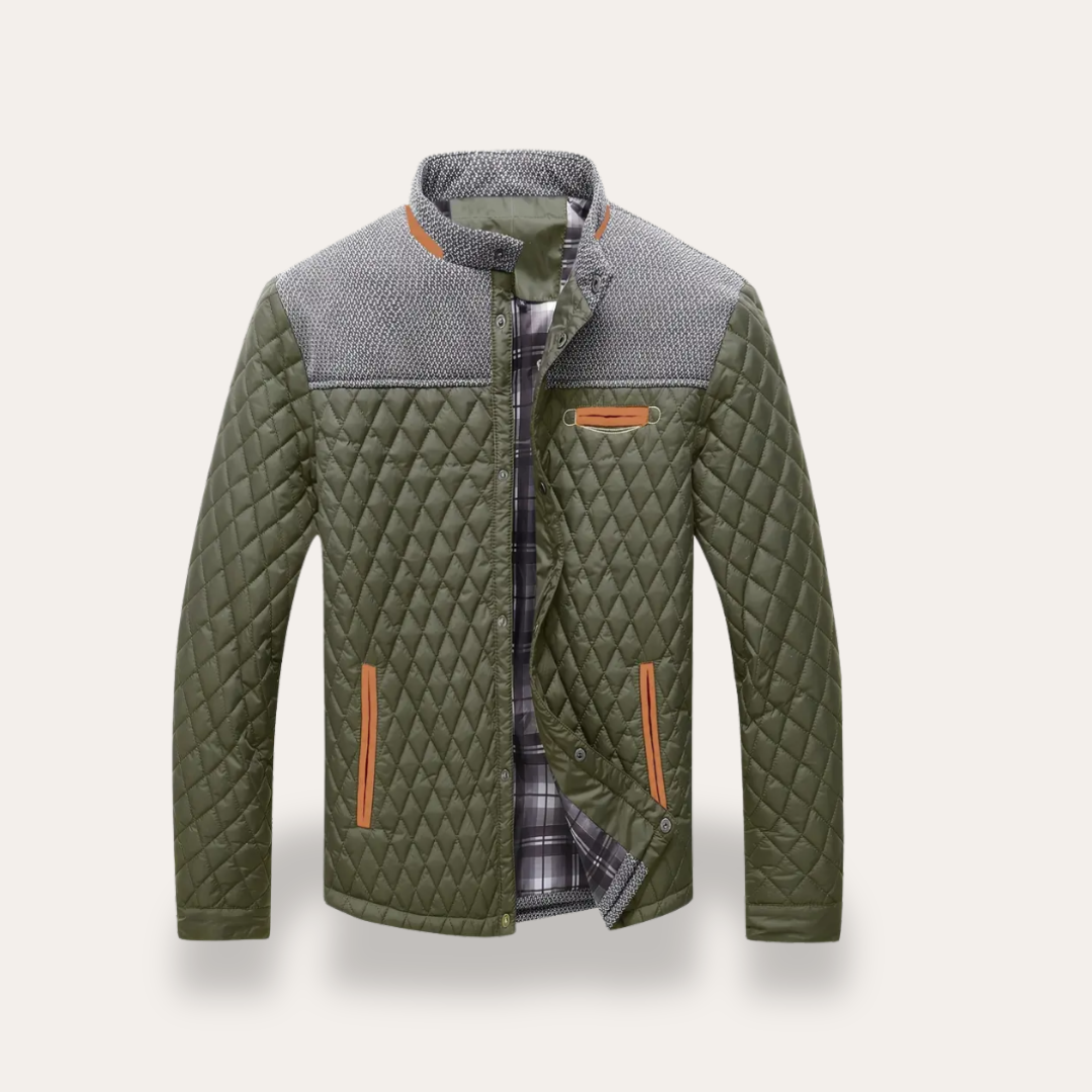 Herren Steppjacke Übergangsjacke Mehrfarbig | Vestea