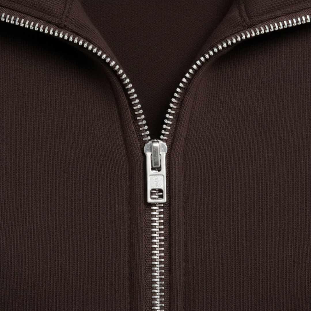 Ensemble détente Veste zippée Pantalon évasé Coupe décontractée Femme
