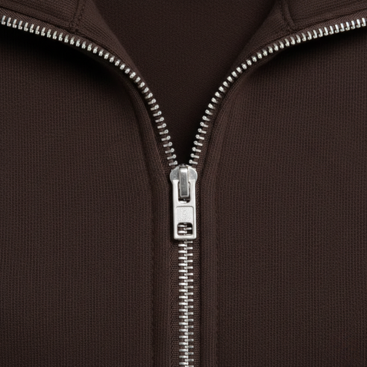 Ensemble détente Veste zippée Pantalon évasé Coupe décontractée Femme