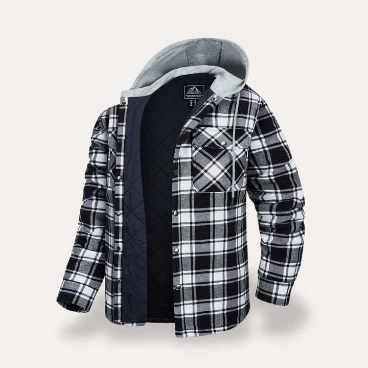 Herren Kapuzenjacke mit gesteppter Innenfütterung | Vestea