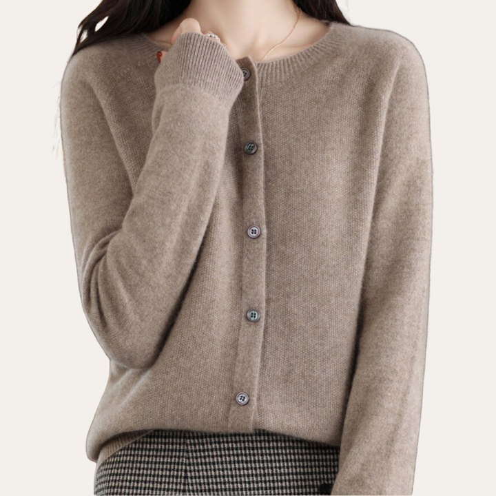 Damen Kaschmir Cardigan – Eleganter Strickpullover Frauen |  Vestea