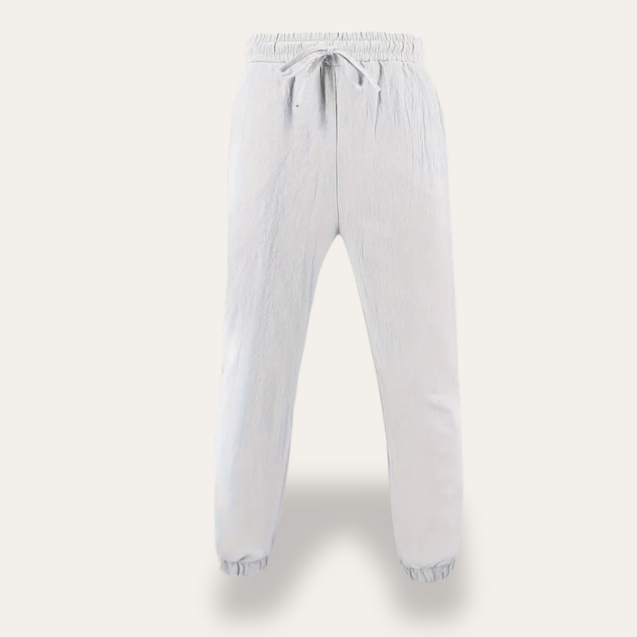 Herren Leinen Jogginghose , Atmungsaktive und bequeme Sommerhose für | Vestea