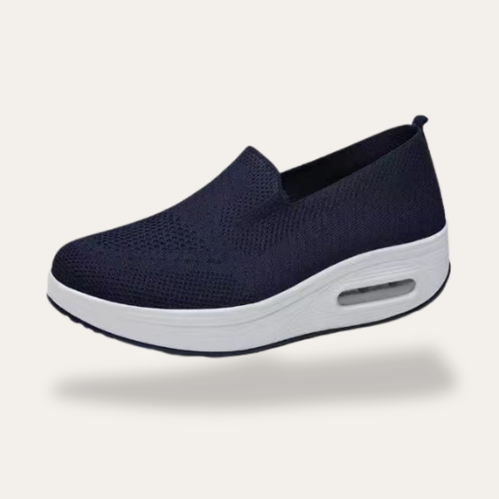 Damen Orthopädische Bequeme Slip-On Turnschuhe Keilabsatz | Vestea