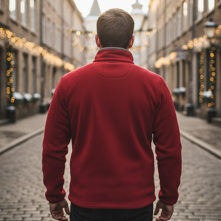 Herren Fleecejacke mit Reißverschluss für den Winter | Vestea