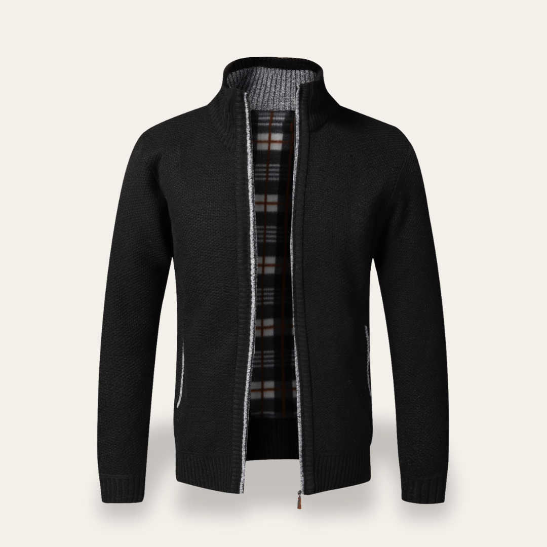 Herren Strickjacke mit Reißverschluss Freizeit | Vestea