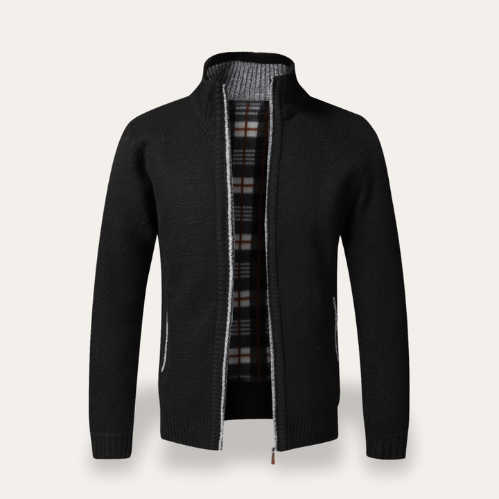Herren Strickjacke mit Reißverschluss Freizeit | Vestea