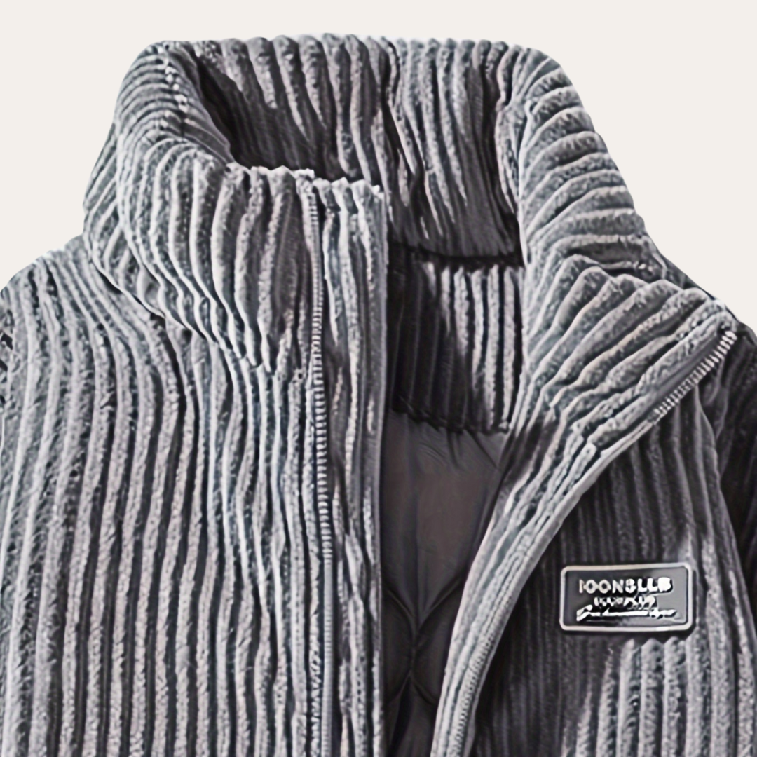 Cordjacke mit Reißverschluss für Herren | Vestea