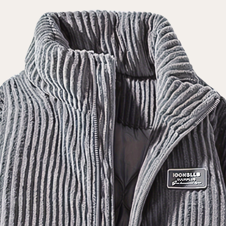 Cordjacke mit Reißverschluss für Herren | Vestea