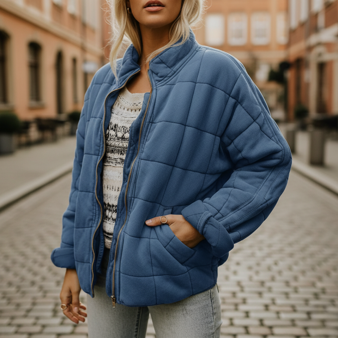 Damen Steppjacke Oversize | Vestea