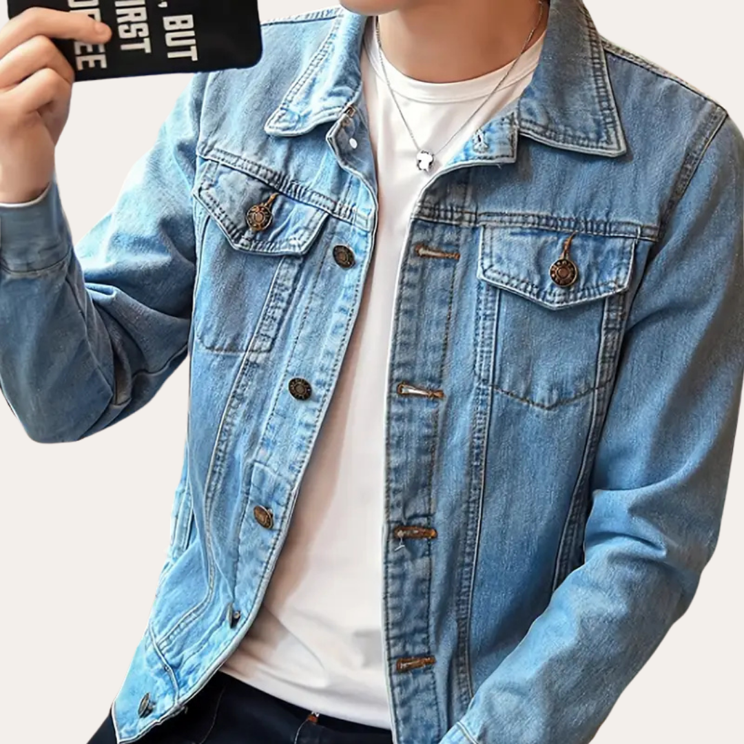 Bequeme Passform & Stylische Denimjacke für Herren | Vestea