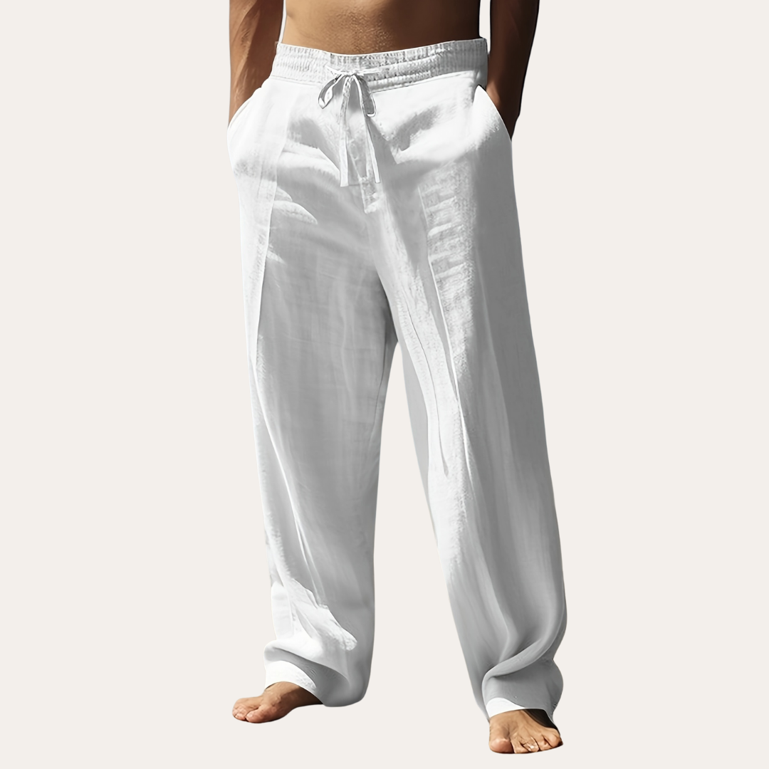 Herren Leinenhose, Bequeme Sommerhose  | Vestea