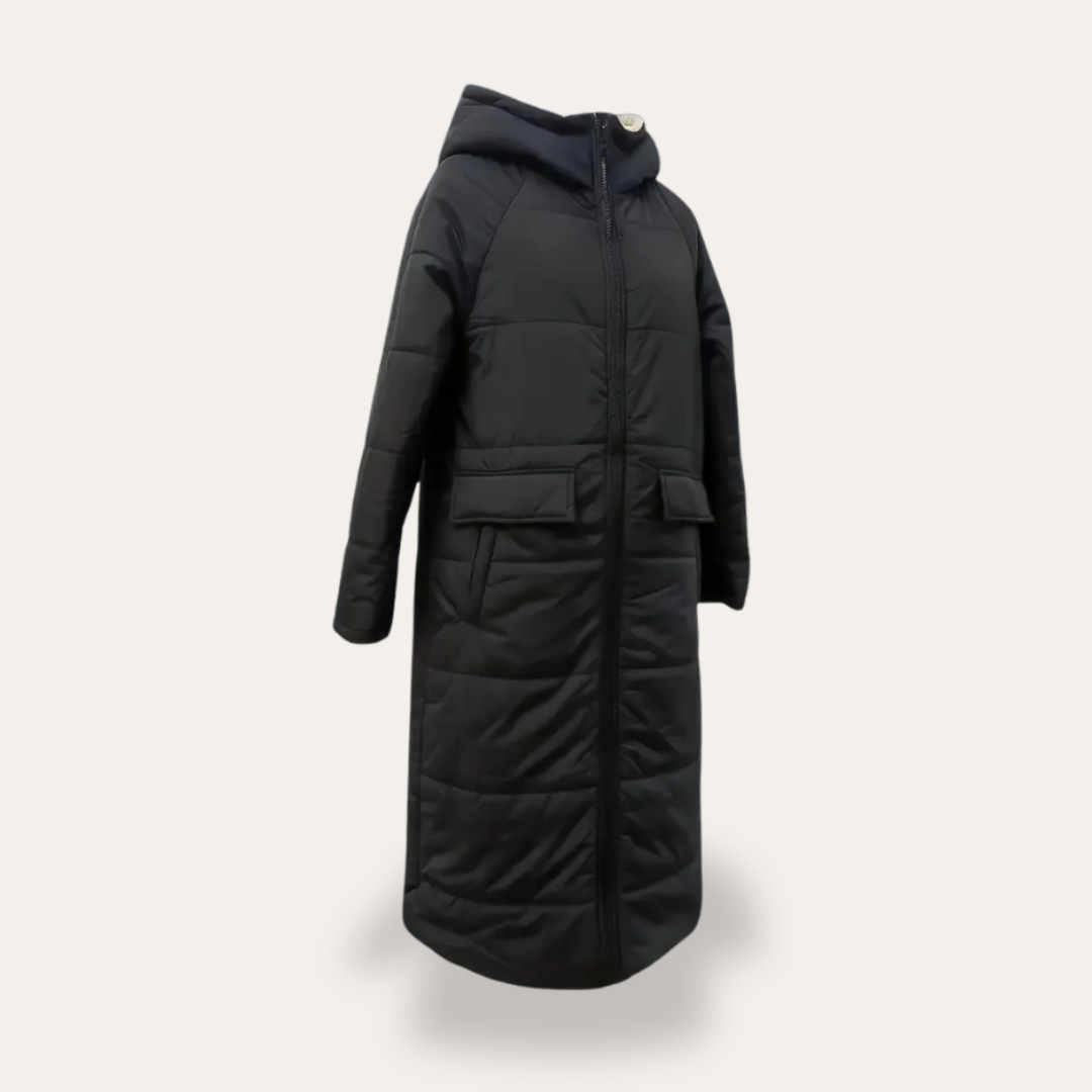 Gepolsterte Wintermantel mit Teddy-Futter für Damen | Vestea