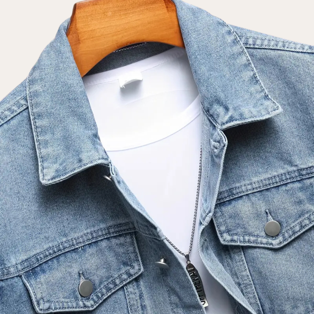 Bequemen Passform & Stylischen Denimjacke für Herren von | Vestea