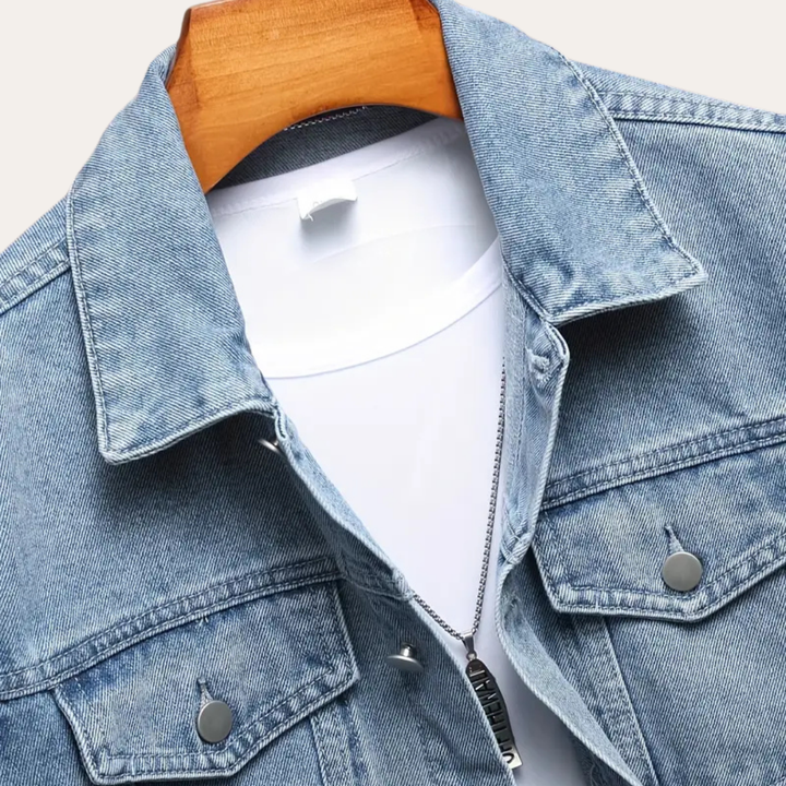 Bequemen Passform & Stylischen Denimjacke für Herren von | Vestea