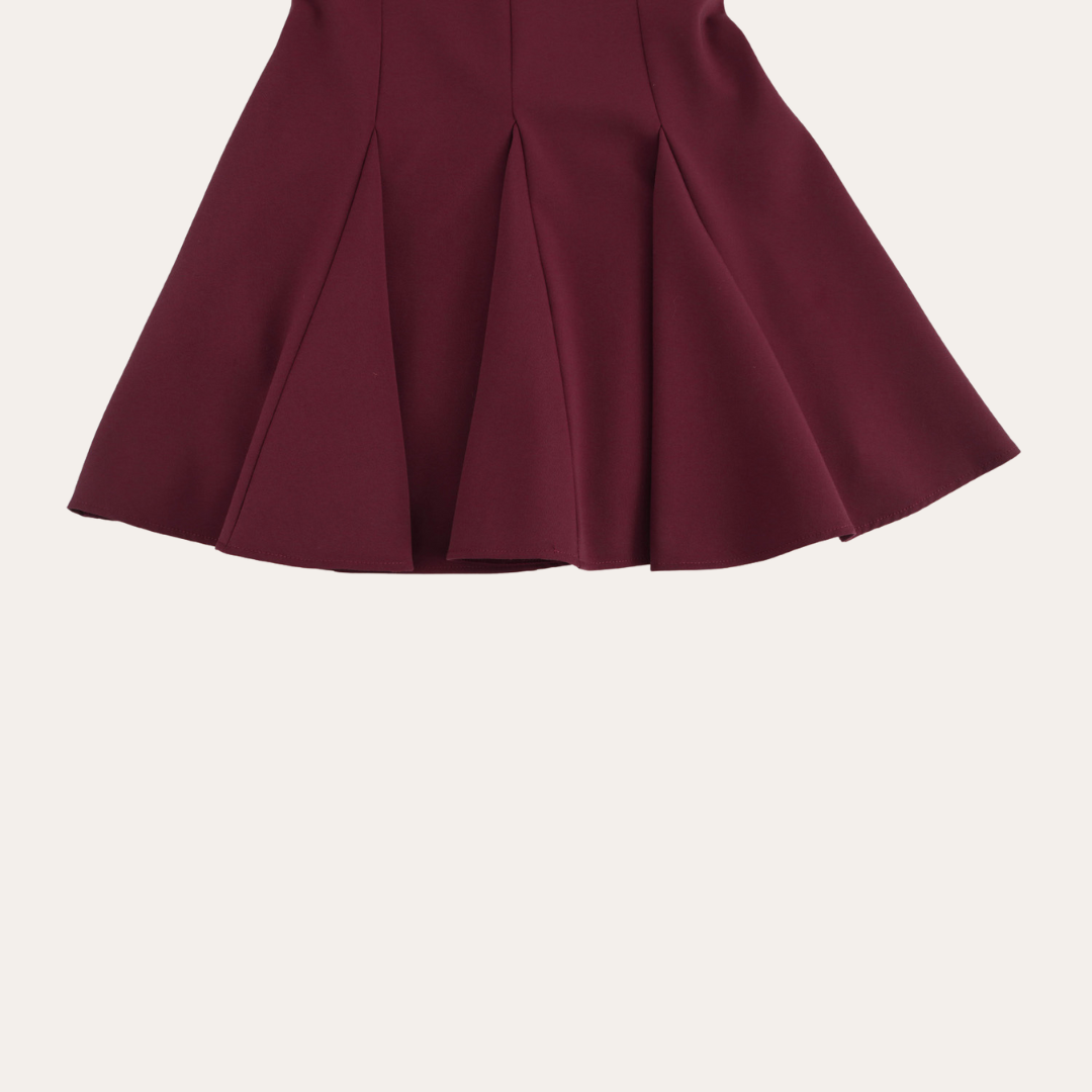 Vestea | Damen Skaterkleid Ärmellos Polyester Elegant