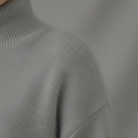 Turtleneck Sweater Knit Oversized Women Winter