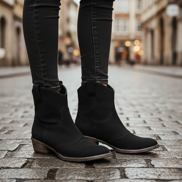 Damen Orthopädische Western-Stiefeletten Kurzschaft | Vestea