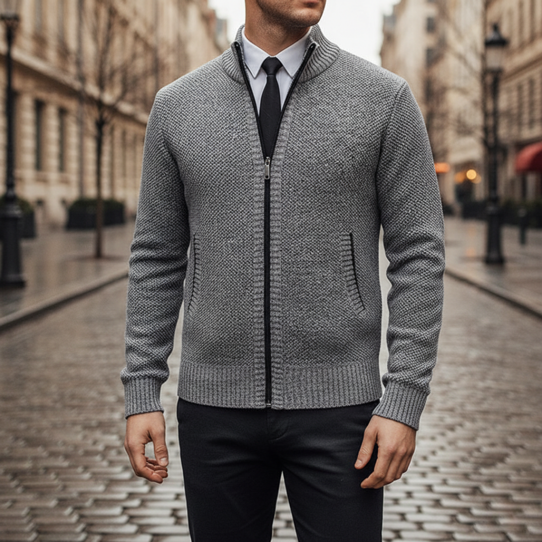 Herren Hoodie Jacke Smart Casual Streetstyle | Vestea