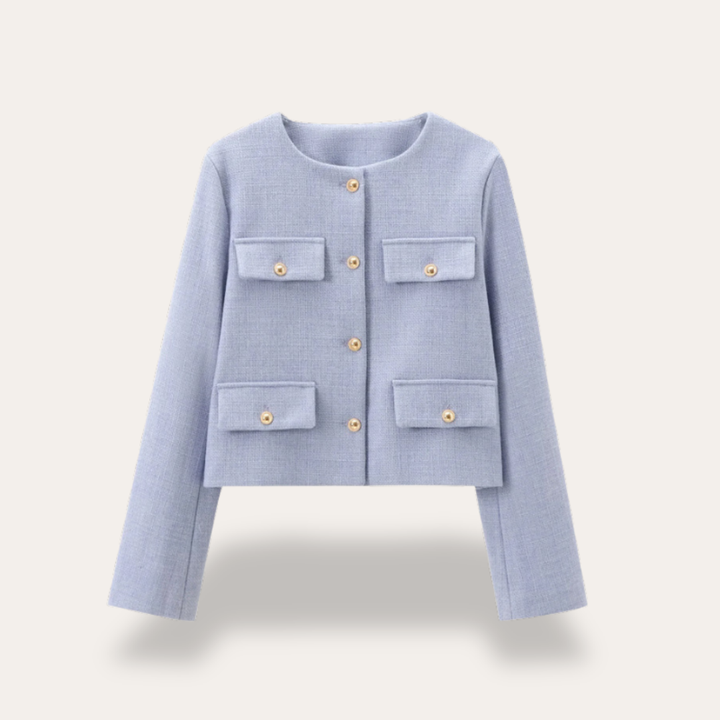 Damen Kurzjacke mit Taschen | Vestea