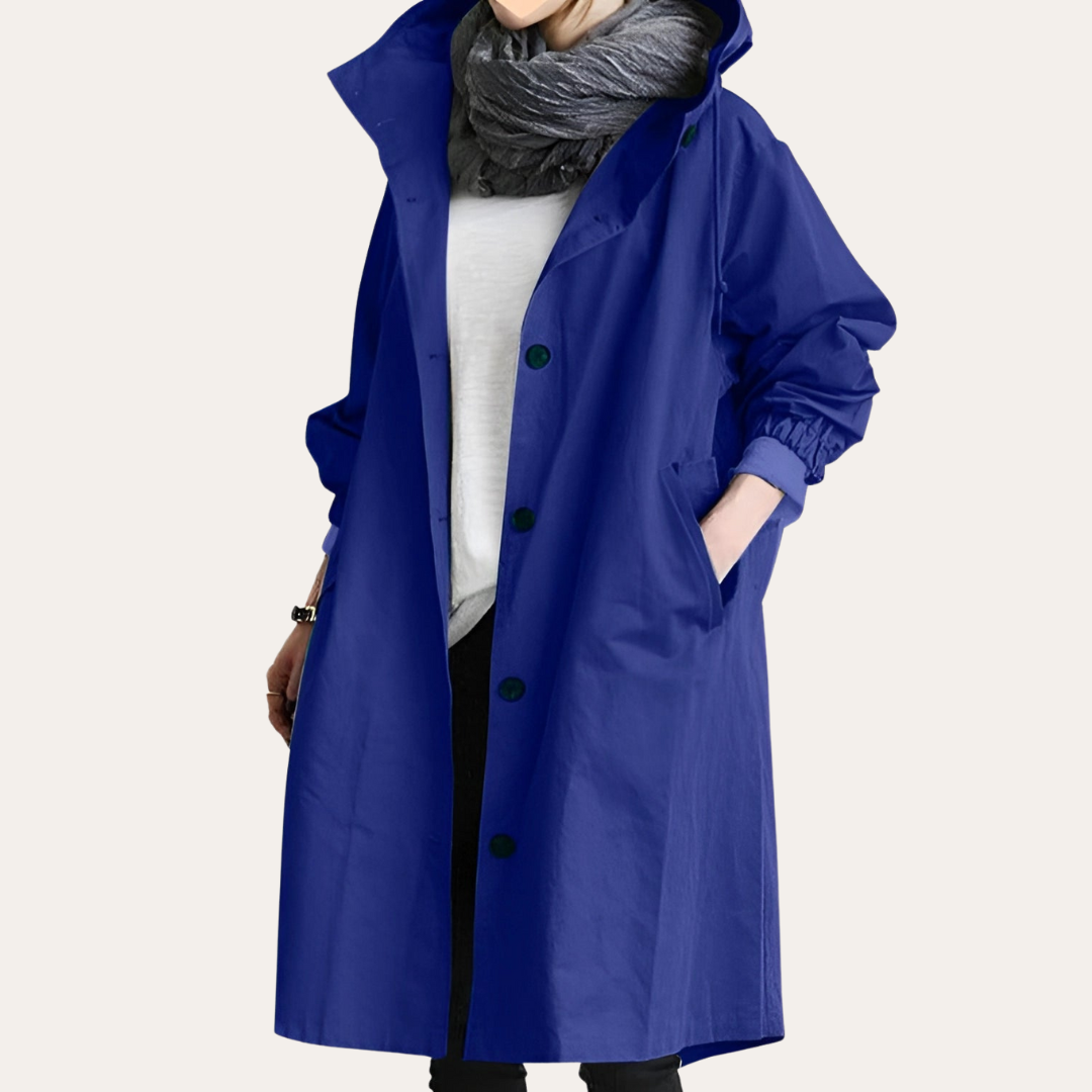 Oversized Trenchcoat für Damen mit Kapuze | Vestea