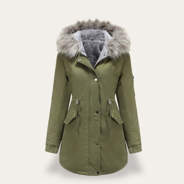 Damen Winterparka mit Fellkragen | Vestea