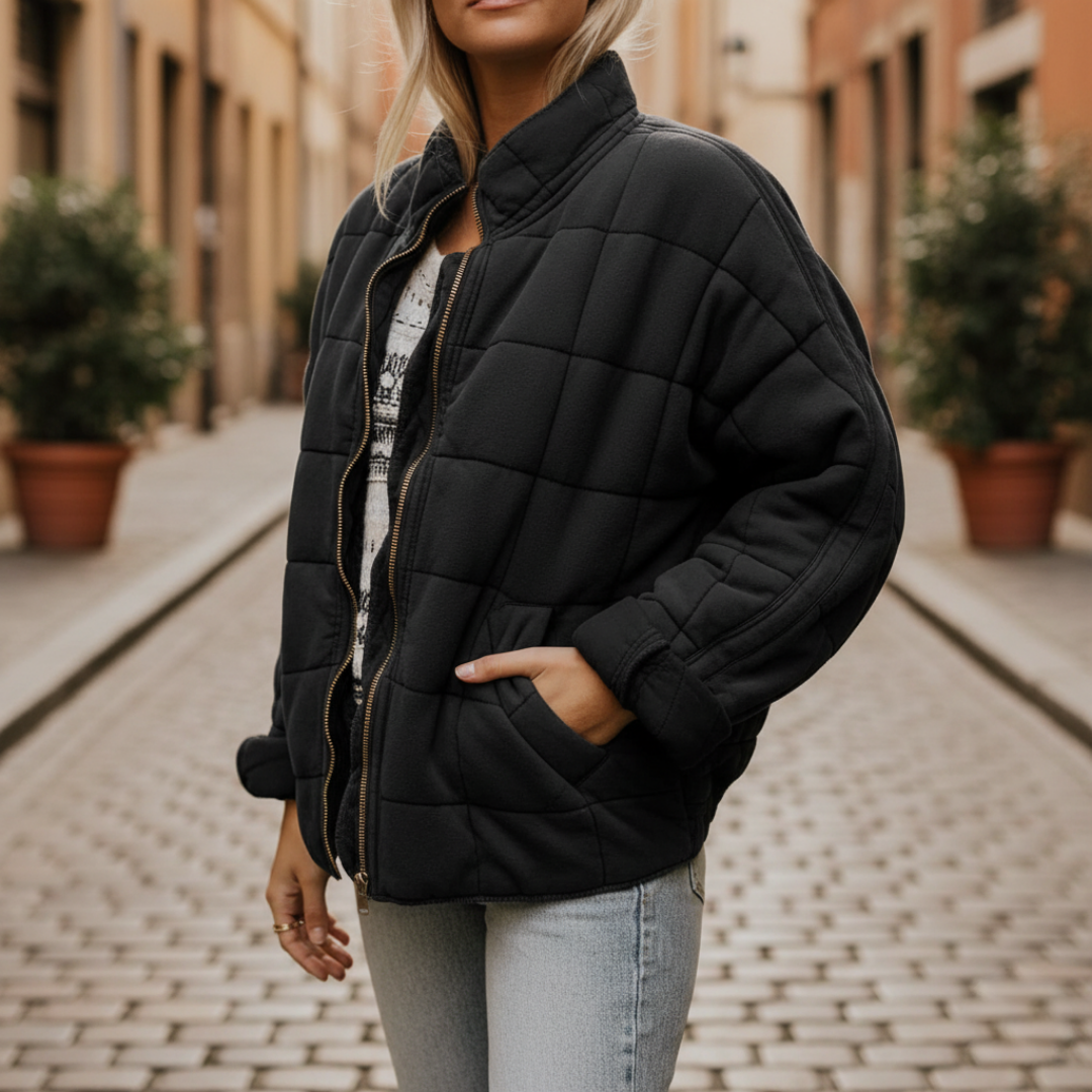 Damen Steppjacke Oversize | Vestea