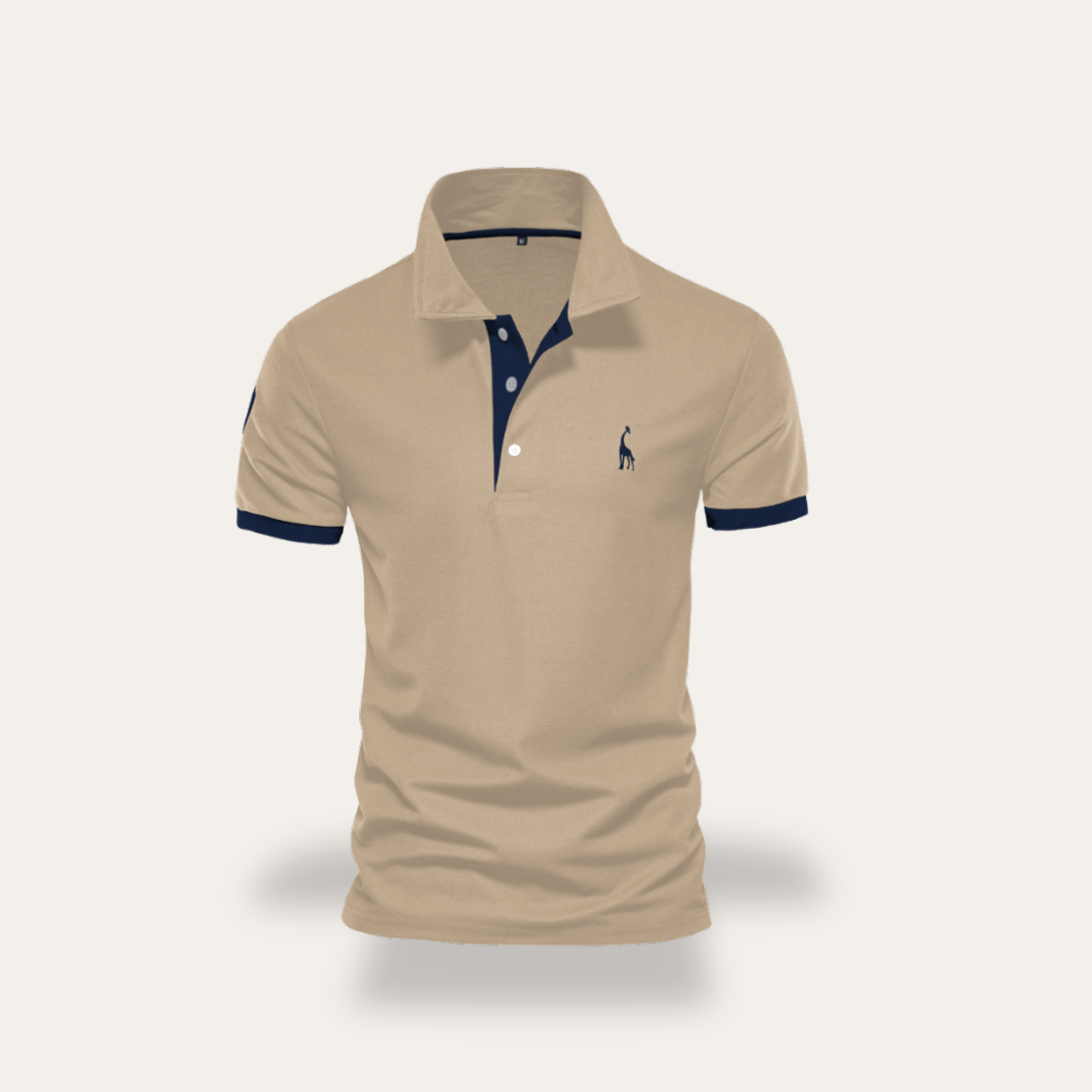 Herren Poloshirt Baumwolle Freizeit Kurzarm Shirt Slim Fit Kragen | Vestea