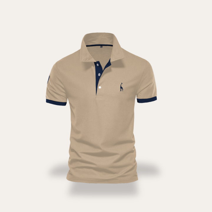 Herren Poloshirt Baumwolle Freizeit Kurzarm Shirt Slim Fit Kragen | Vestea