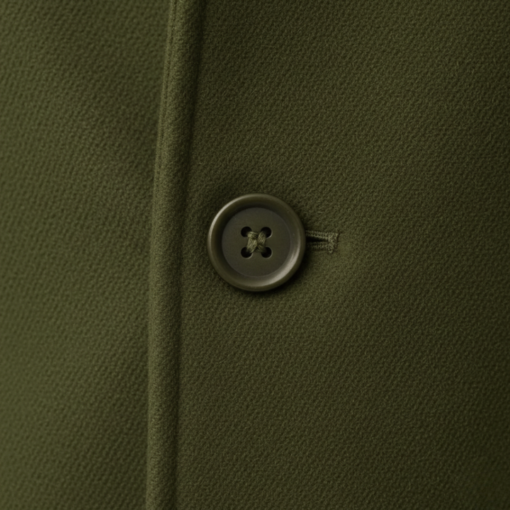 Herren Kurzmantel Stehkragen Slim Fit Wollmantel | Vestea