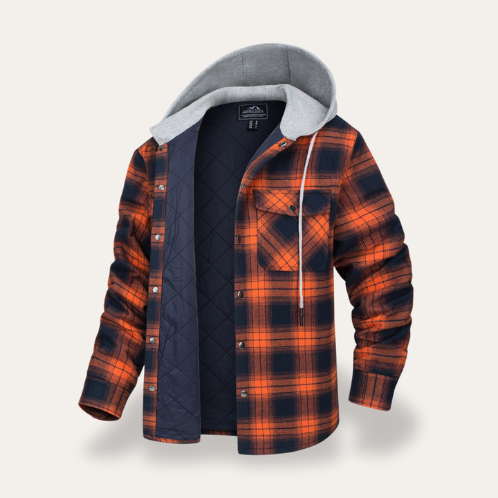 Herren Kapuzenjacke mit gesteppter Innenfütterung | Vestea