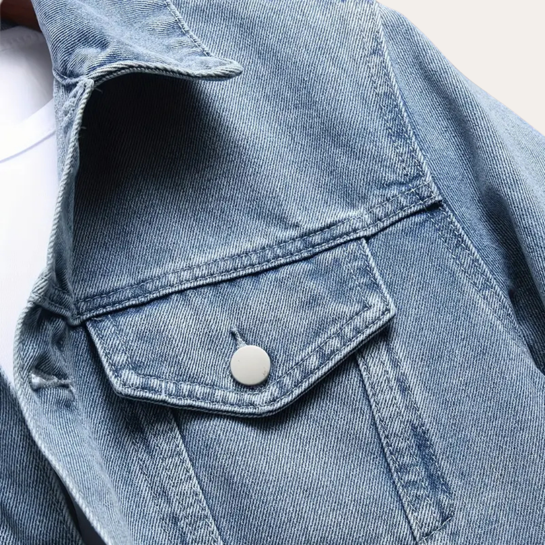 Bequemen Passform & Stylischen Denimjacke für Herren von | Vestea